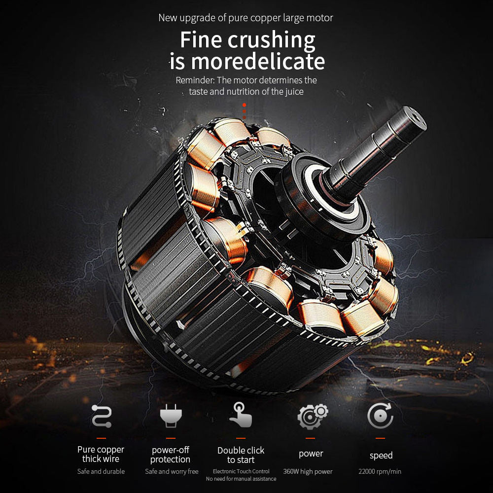 D&L Break ICE Mini Portable Blender 6000mAh battery, USB-C, 700ml capacity.
